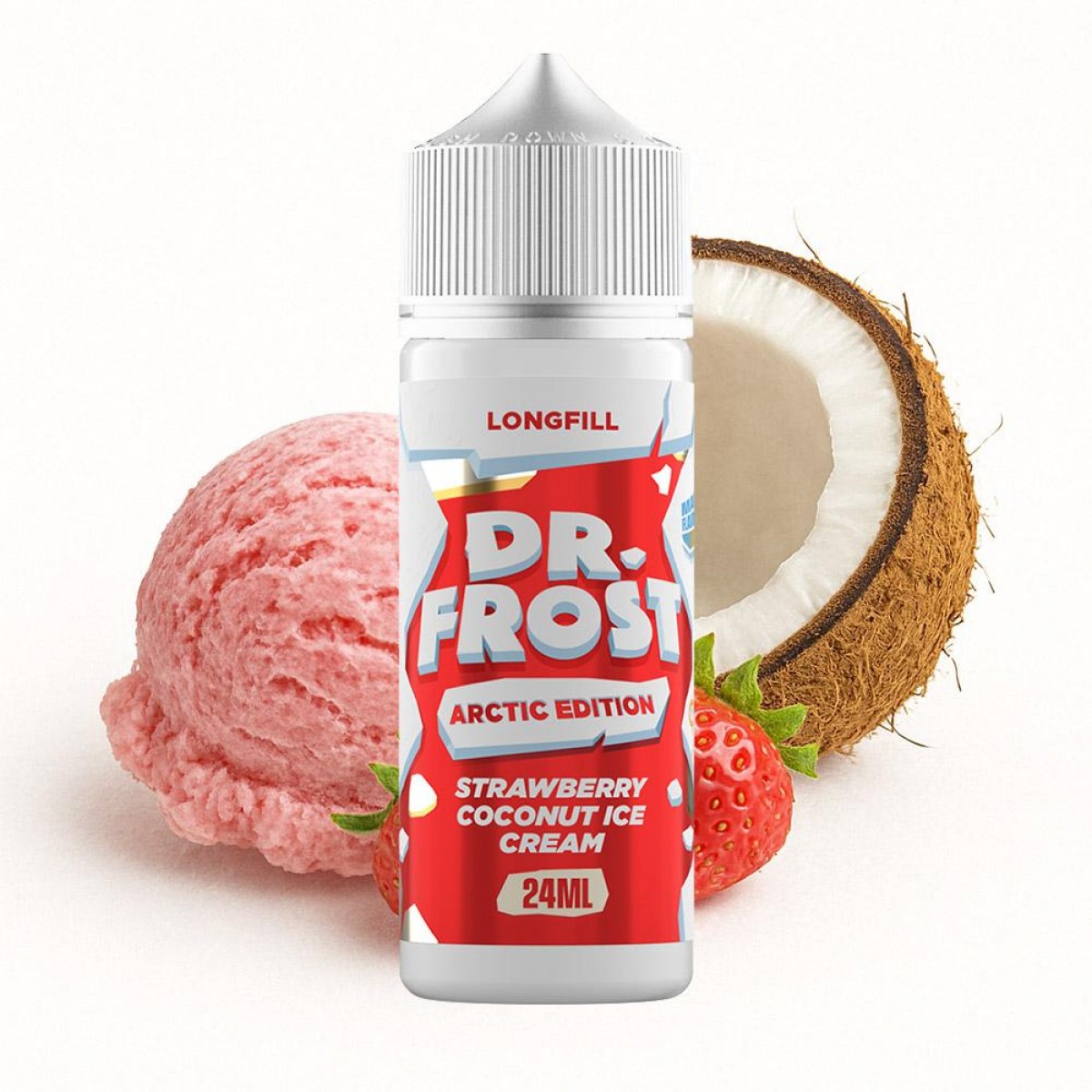 DR FROST ARCTIC EDITION STRAWBERRY COCONUT ICE CREAM 24ML/120ML FLAVORSHOT